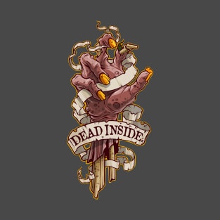 DEAD INSIDE Zombie Hand T-Shirt