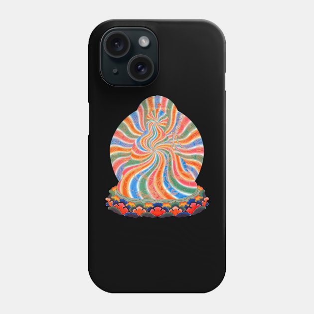 Rainbow Body Guru Rinpoche Padmasambhava Phone Case by walltowall