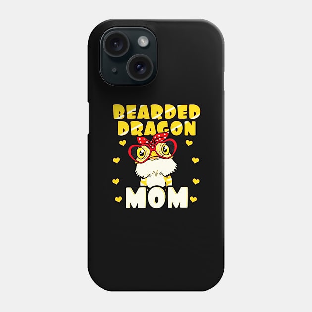 Bearded Dragon Mom Phone Case by emilycatherineconley