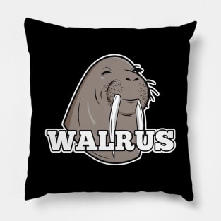 Funny Walrus Pillow