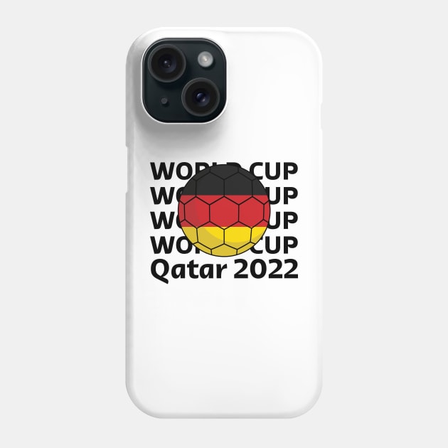 World Cup Qatar 2022  - Team Germany Phone Case by Inspirit Designs