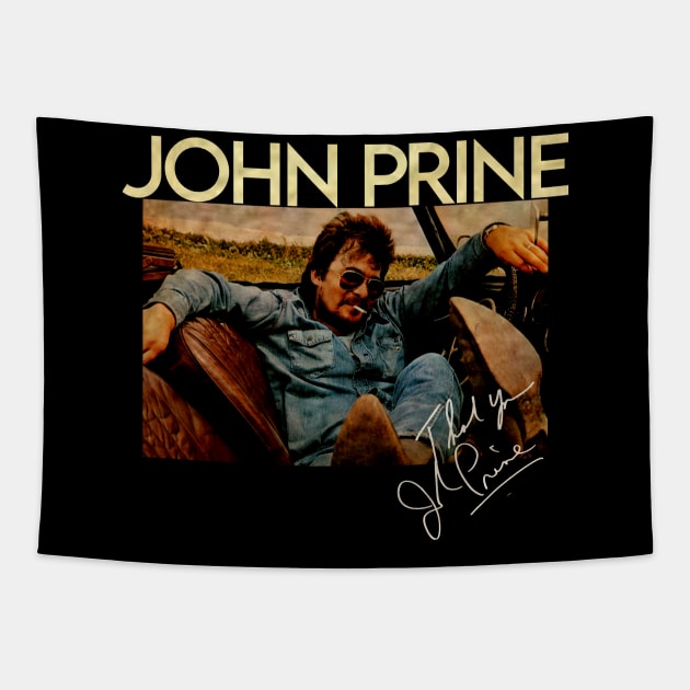 john prine Tapestry by sungchengjie_art