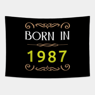 Born in 1987 Retro Tapestry