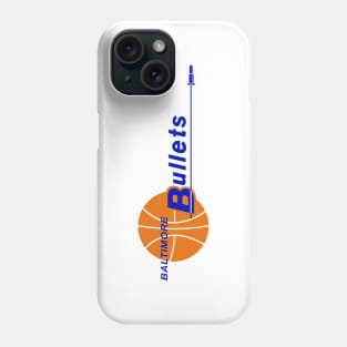 Defunct Baltimore Bullets Basketball Phone Case