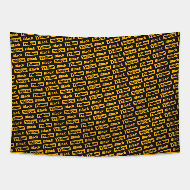 Black n Yellow Tapestry by Kuys Ed