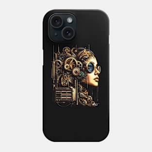 Steampunk Fantasy:  Beauty Amidst Gears and Time Phone Case