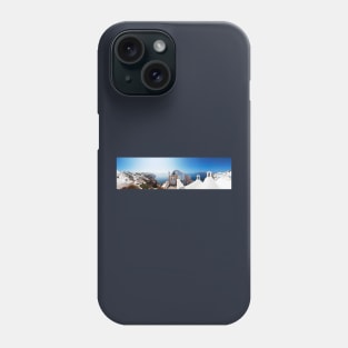 Thira, Santorini, Panoramic Photo Phone Case