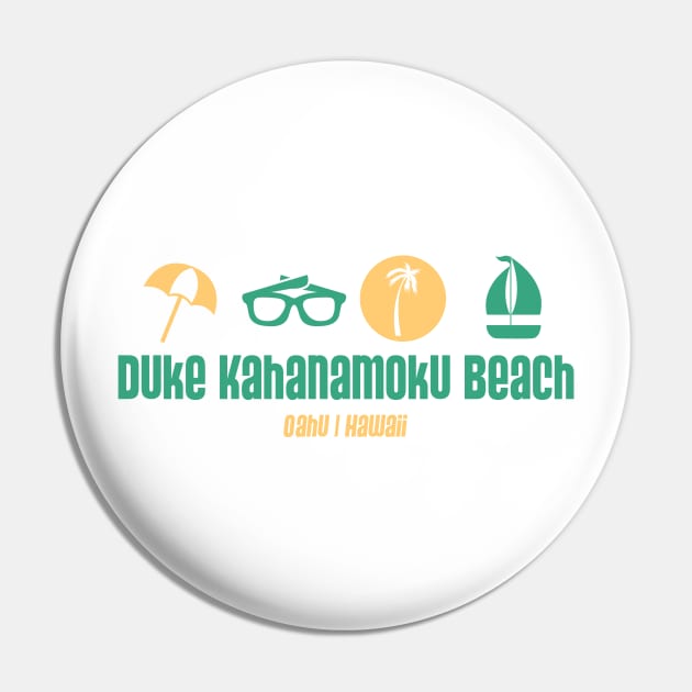 Duke Kahanamoku Beach - Oahu, Hawaii - Best Beach in the World Pin by Contentarama