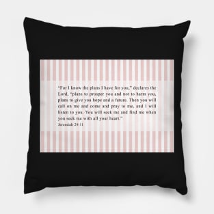 Jeremiah 29:11 Pillow