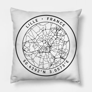 Lille Map Pillow