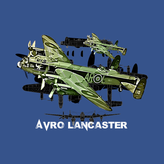 Discover Avro Lancaster warplane - Avro Lancaster Bomber - T-Shirt