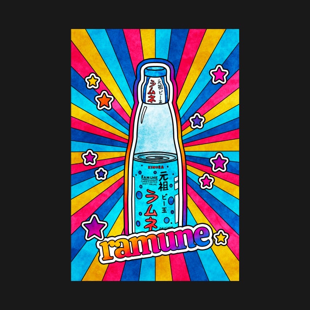 Ramune Japanese Soda by Kelly Louise Art