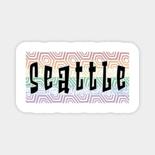 LGBTQ PATTERN AMERICA SEATTLE Magnet