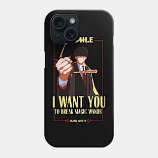 MASHLE: MAGIC AND MUSCLES (I WANT YOU) BLACK Phone Case