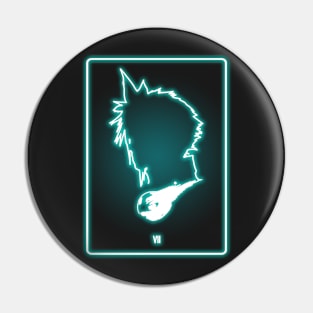 Neon Meteor Pin