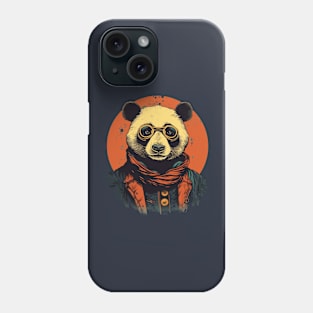 Vintage Panda Bear Phone Case