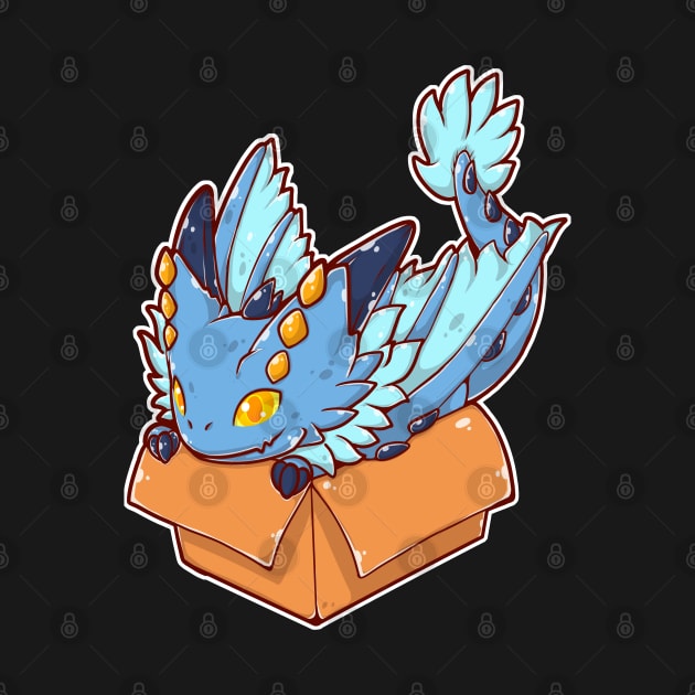 Blue Dragon In A Box by MimicGaming
