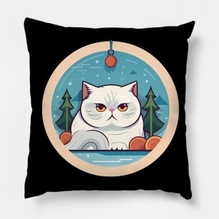 Exotic Shorthair Cat Xmas Xmas Ornament, Love Cats Pillow