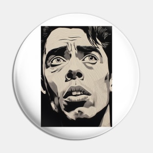 Jacques Brel - magnifique portrait (rare) Pin