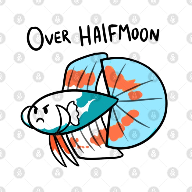 over halfmoon betta by SoloSammich