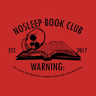 No Sleep Podcast Bookclub T-Shirt