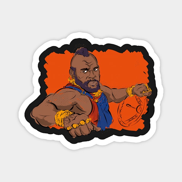 B A Baracus Magnet by danpritchard