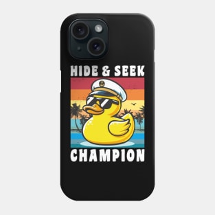 Funny Cruise Duck "Hide & Seek Champion" Cruise Vacation Duck Hunting Phone Case