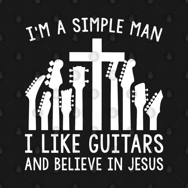 I'm A Simple Man I Like Guitars And Believe In Jesus by TATTOO project