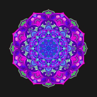 Vibrant Mandala Design T-Shirt