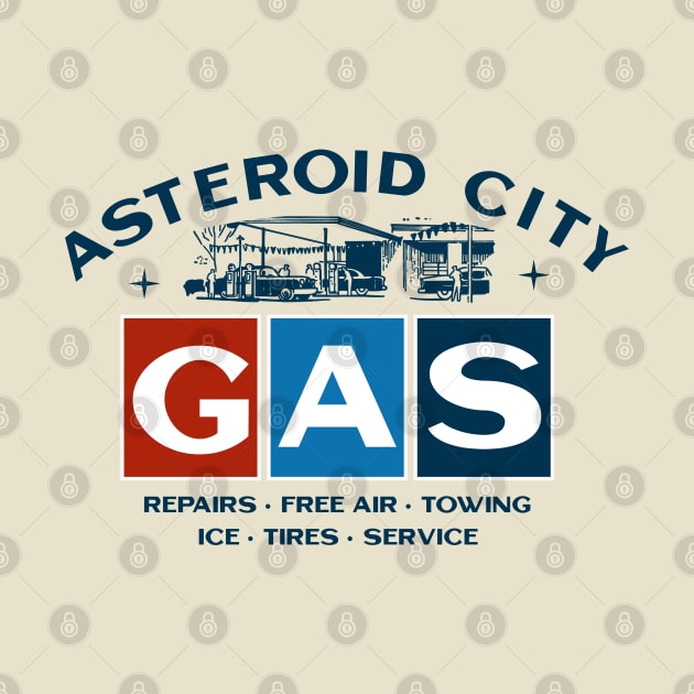 Asteroid City Gas by PopCultureShirts