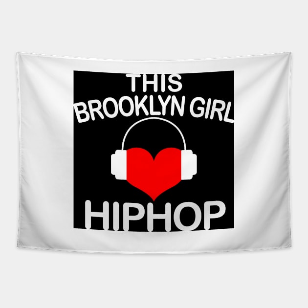 This Brooklyn Girl Hip Hop Tapestry by jerranne