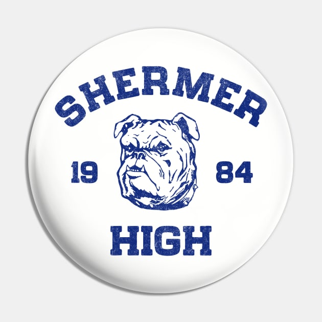 Shermer High 1984 - vintage logo Pin by BodinStreet