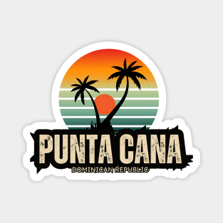 Punta Cana Retro Magnet