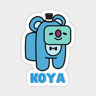 Among Us BT21 Koya Magnet