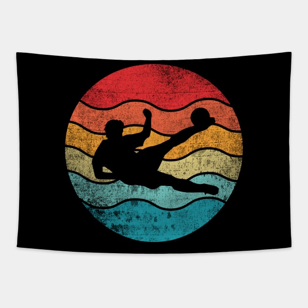 soccer sport retro vintage sunset Tapestry by PhiloArt