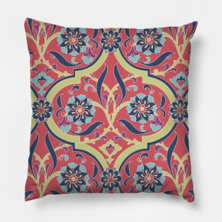 Arabic Turkish pattern #9 - Iznik decor Pillow