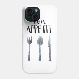 Bon Appetit - Black Phone Case