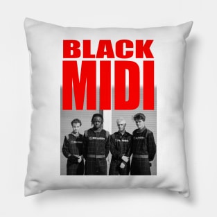 BLACK MIDI VINTAGE Pillow