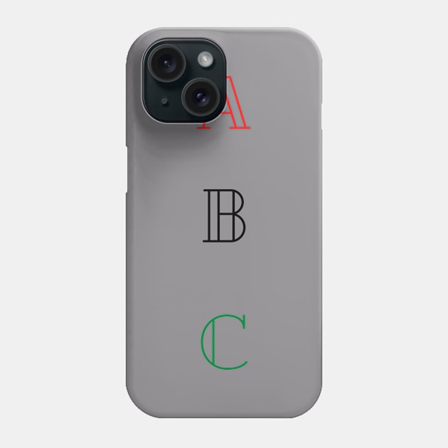 ABC Phone Case by McCAYz