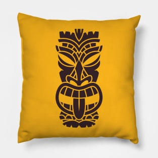 Tiki Head Pillow