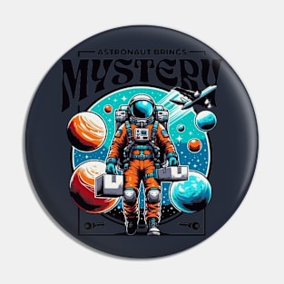 Astronaut brings mystery Pin