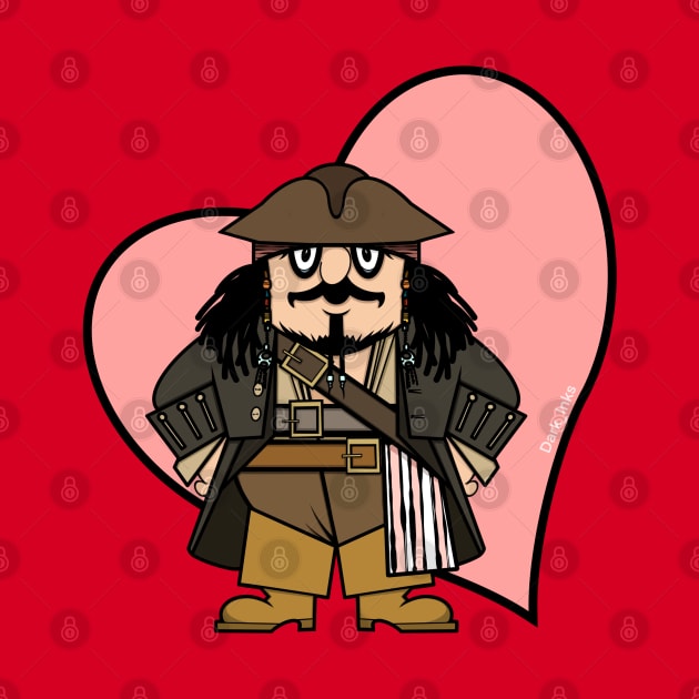 Valentine Captain Pugwash Captain Jack mashup by Dark_Inks