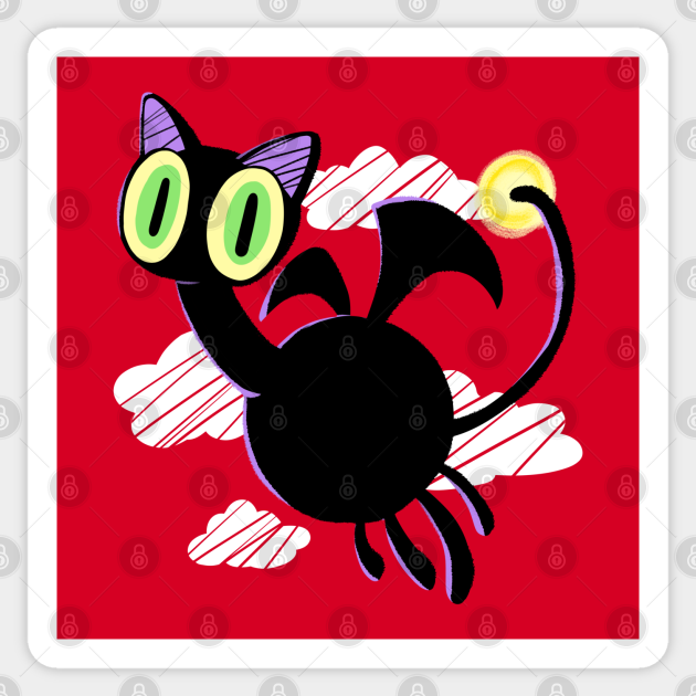 Devilman Crybaby Cat Demon - Devilman - Sticker