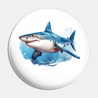 Blue Shark Pin