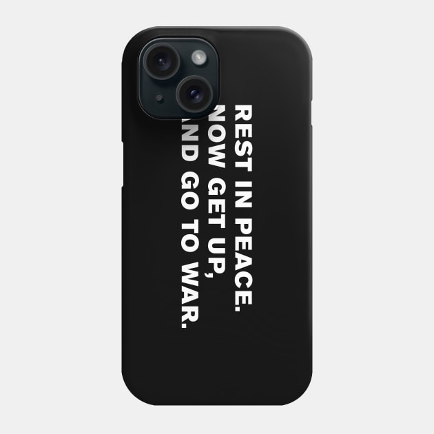 The Walking Dead Quote Phone Case by WeirdStuff