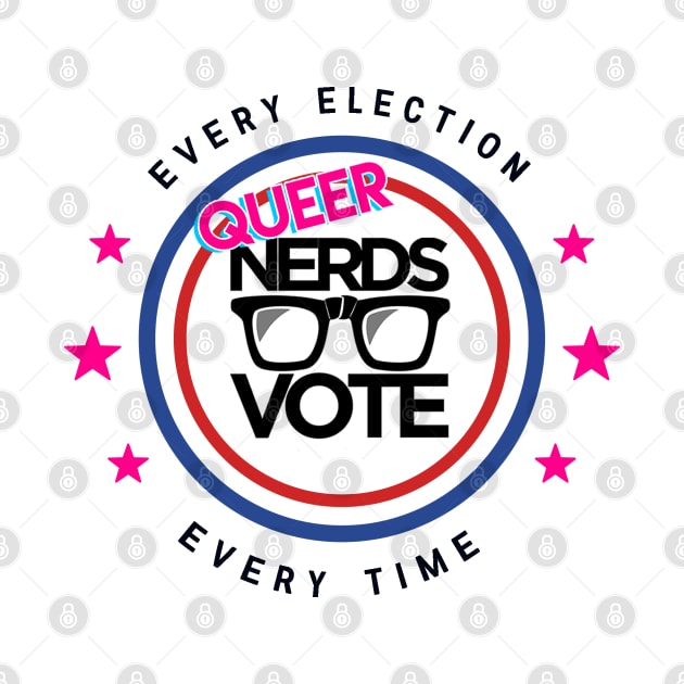 Queer Nerds Vote Circle by NerdsVote