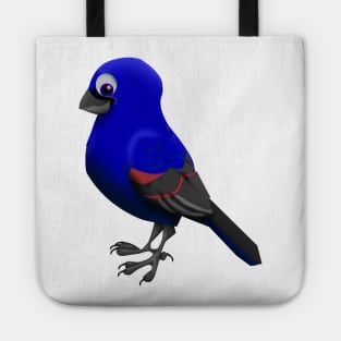 Blue grosbeak Tote