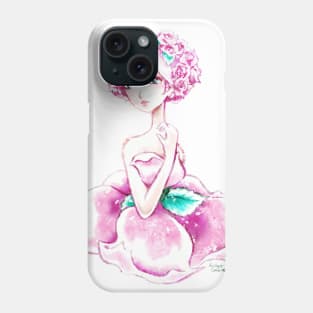 Lady Rose Shoujo Anime Art Phone Case