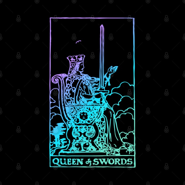 Queen of Swords Tarot Card Rider Waite by srojas26