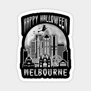 Happy Halloween Melbourne Australia Magnet